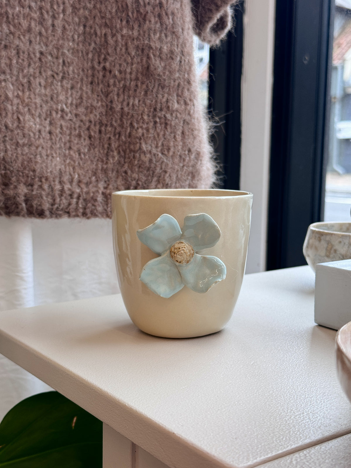 Blomsterkop u. hank | Lyseblå no. 2 (UDGÅR)