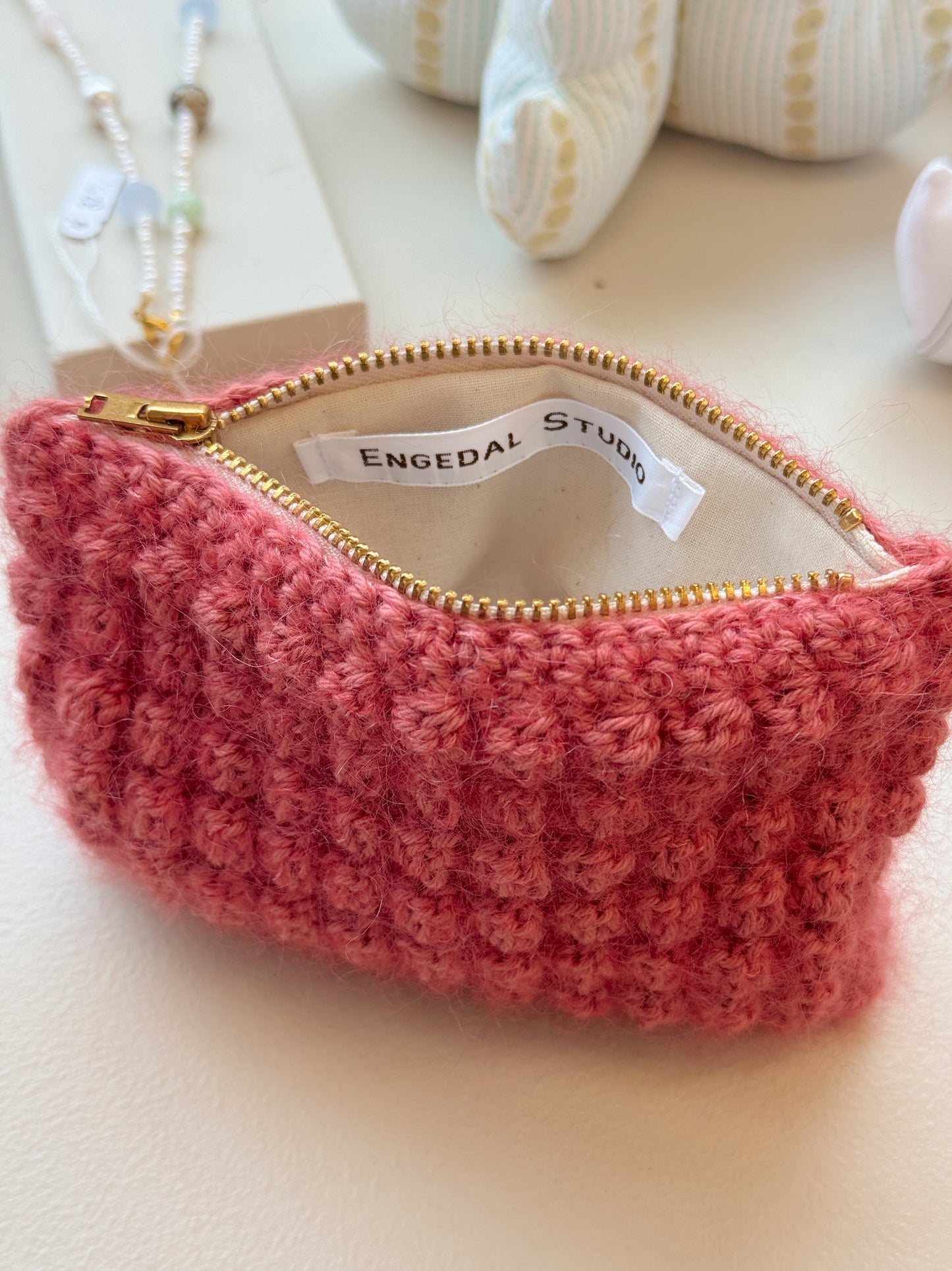 Bubble Clutch, lille | Pink
