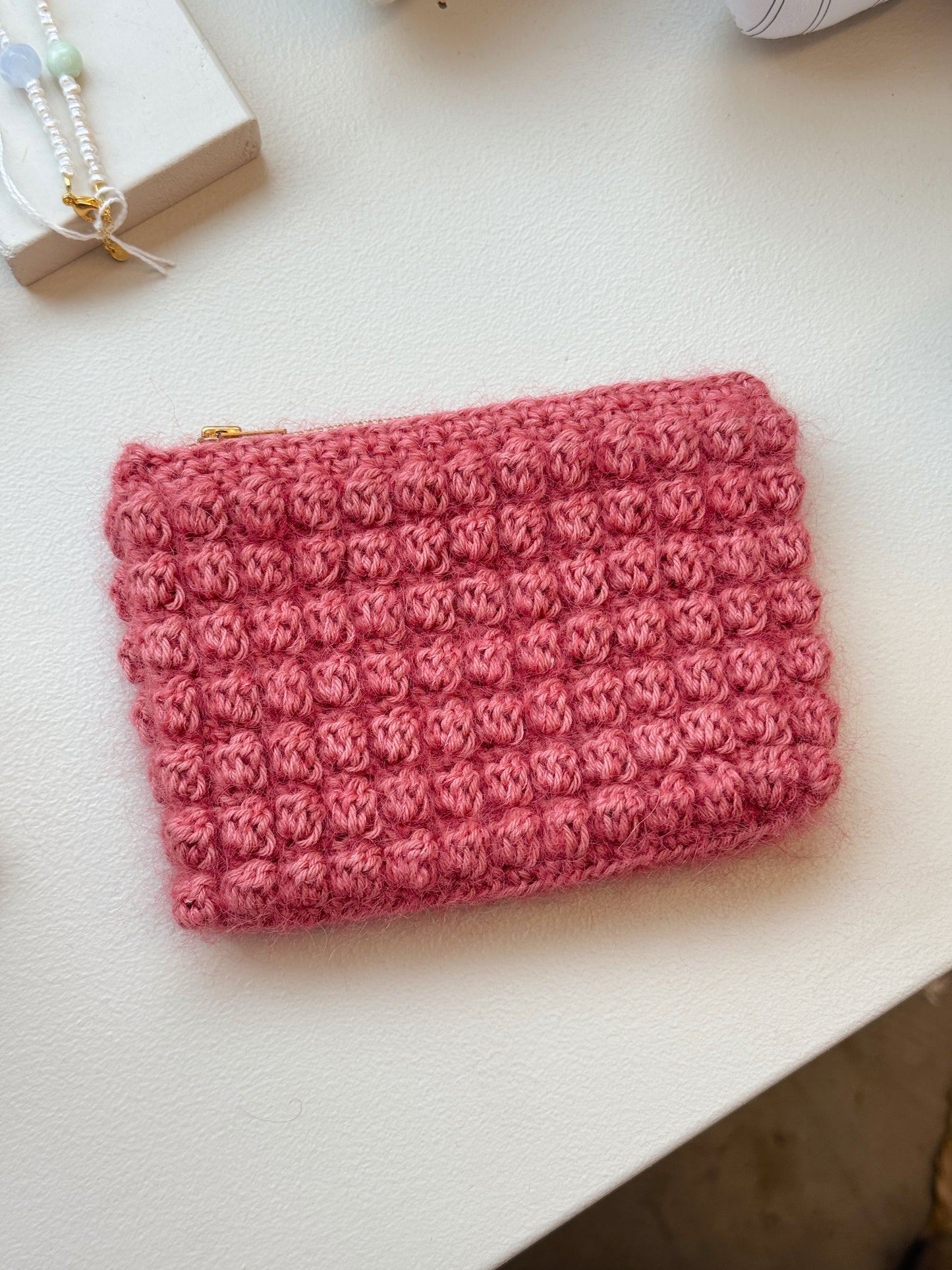 Bubble Clutch, lille | Pink