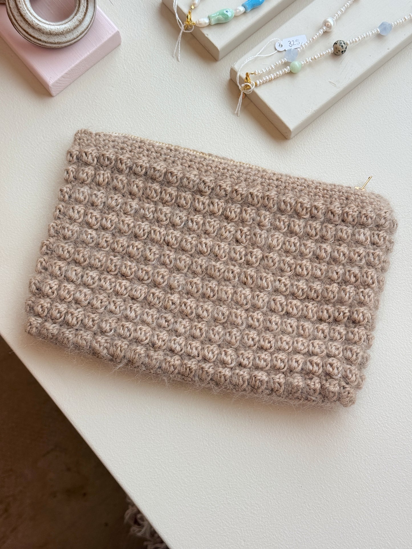 Bubble Clutch, standard | Beige