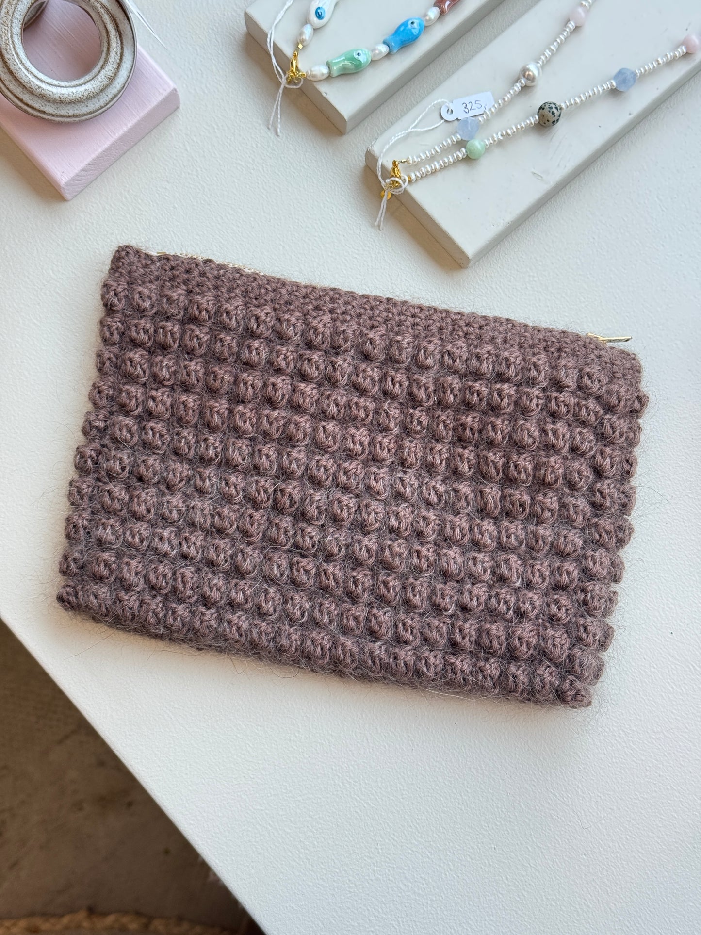 Bubble Clutch, standard | Brun