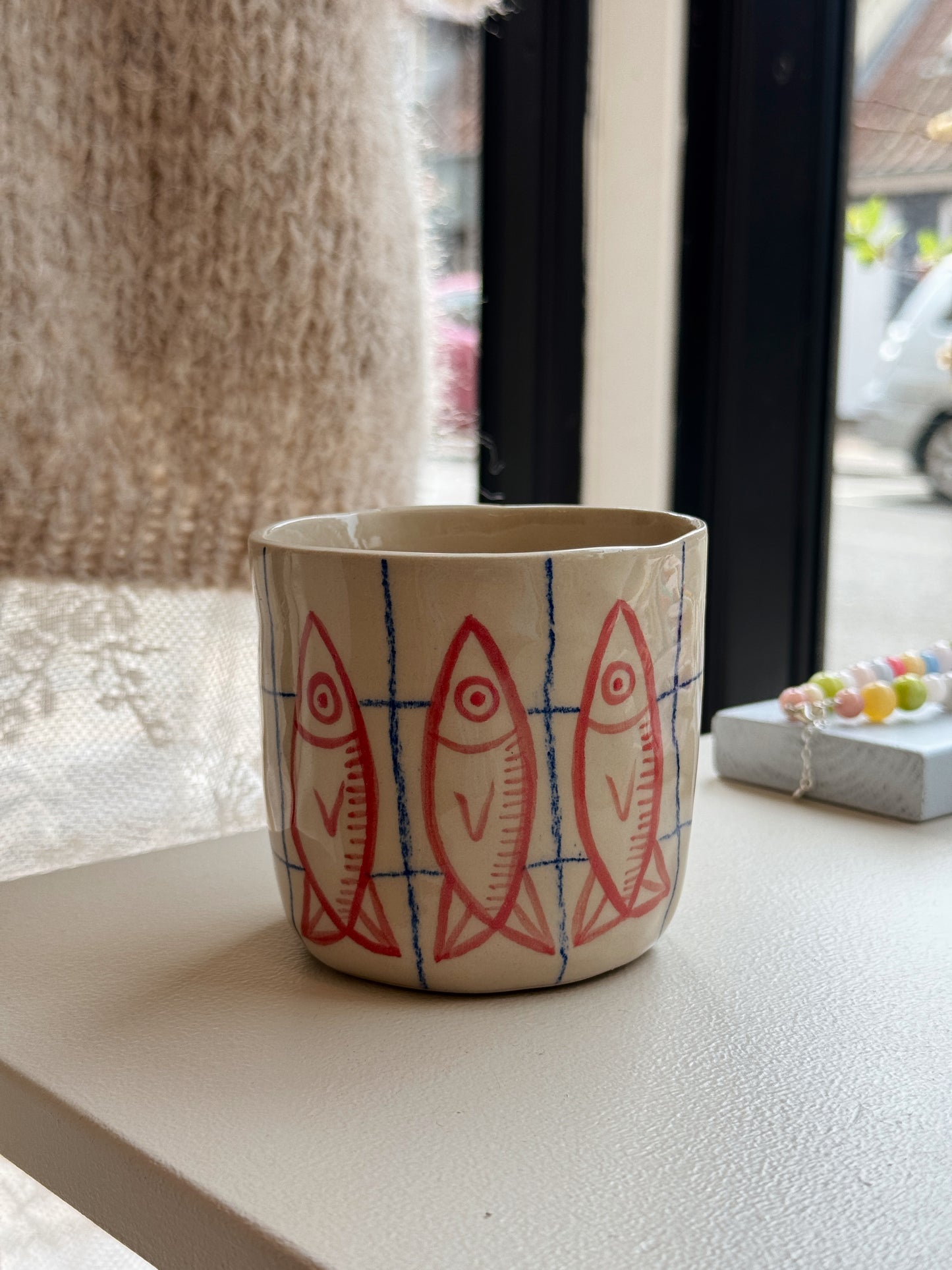 Cup with fish | Without handle