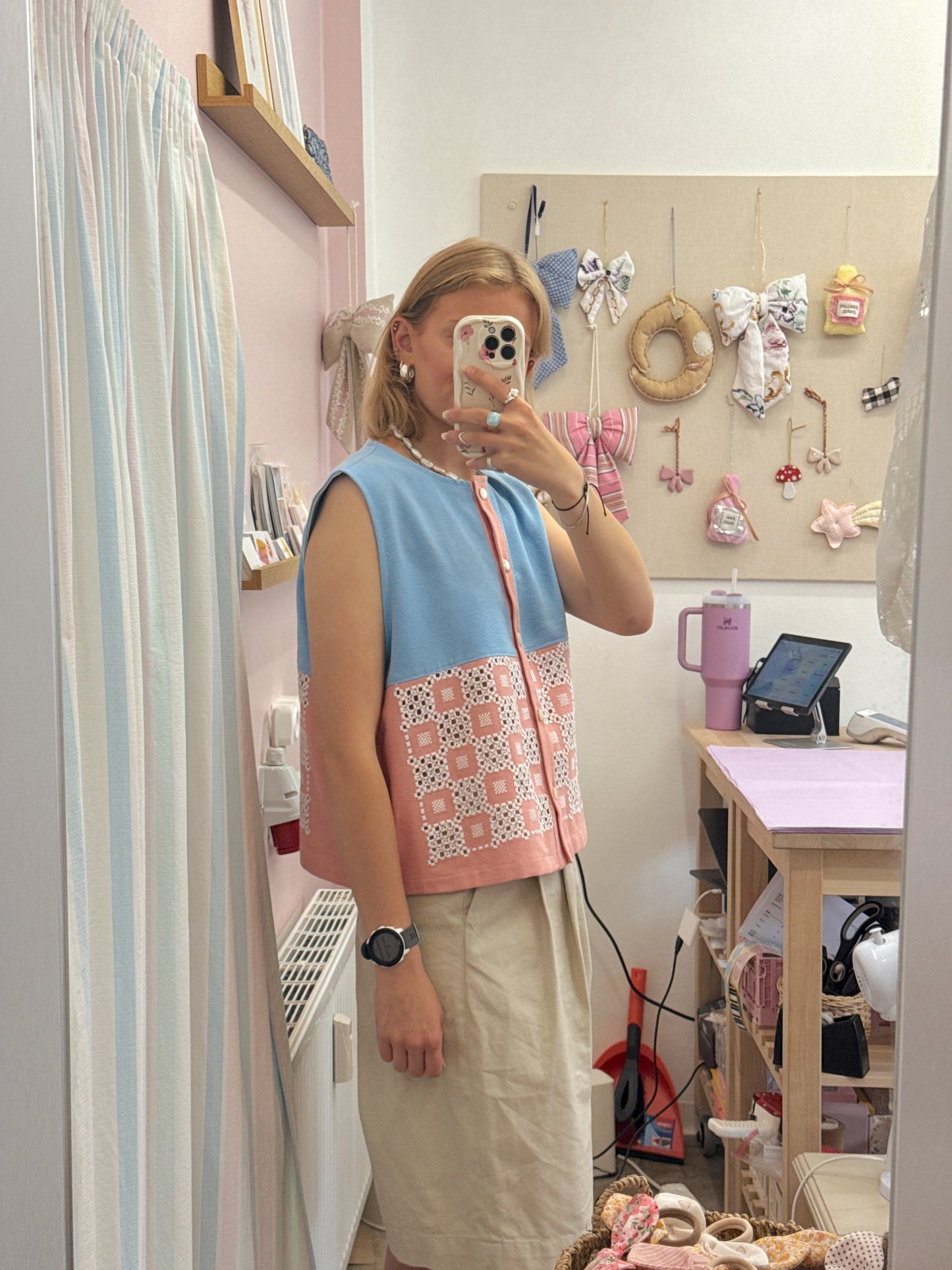 Vest med knapper