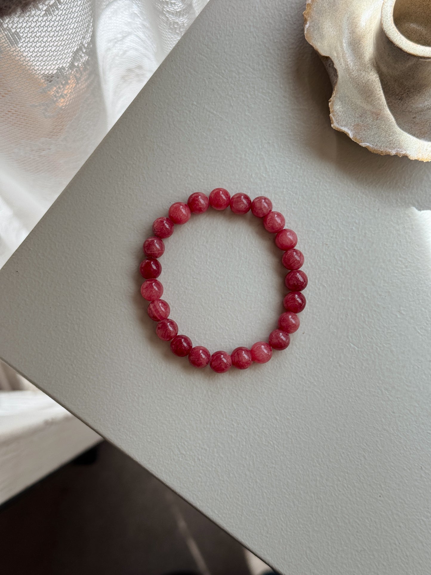 Bracelet with natural stones | Purple