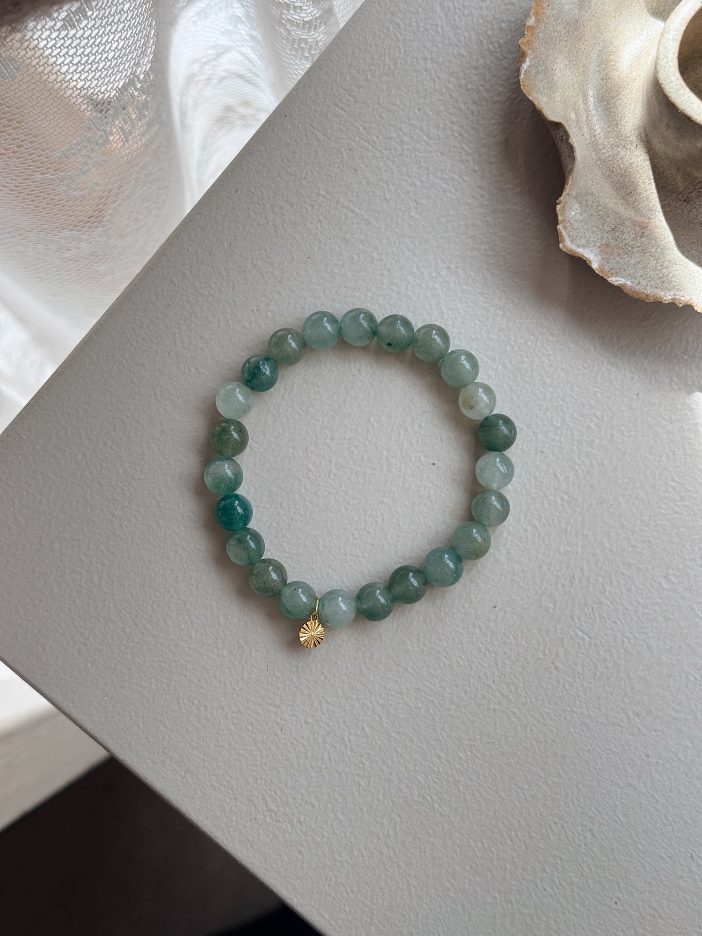 Bracelet with natural stones | Purple