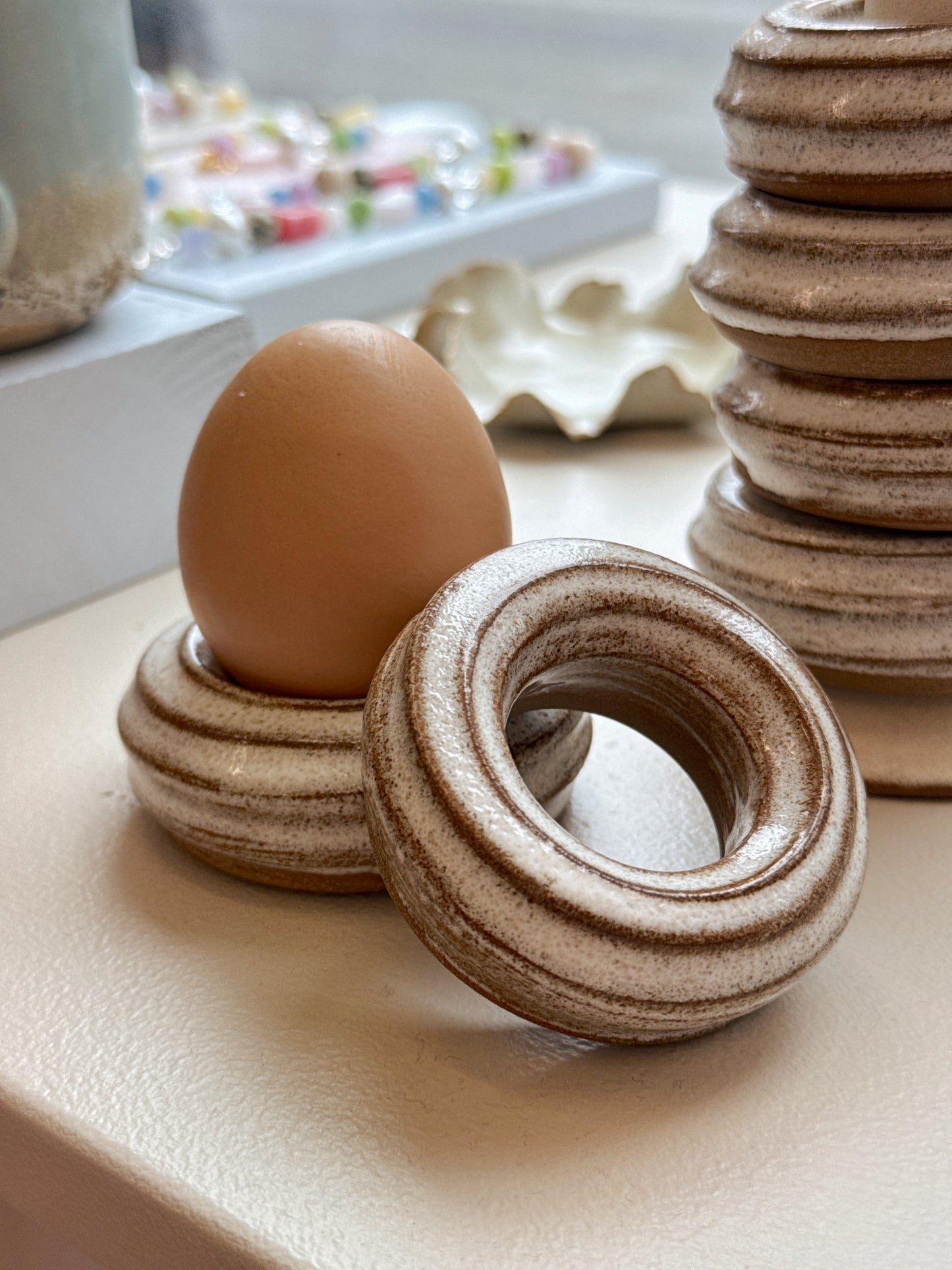 Æggedonuts | Hvid