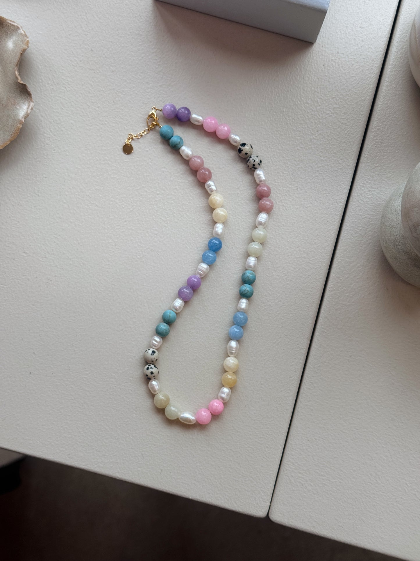 Necklace | Blue pastel