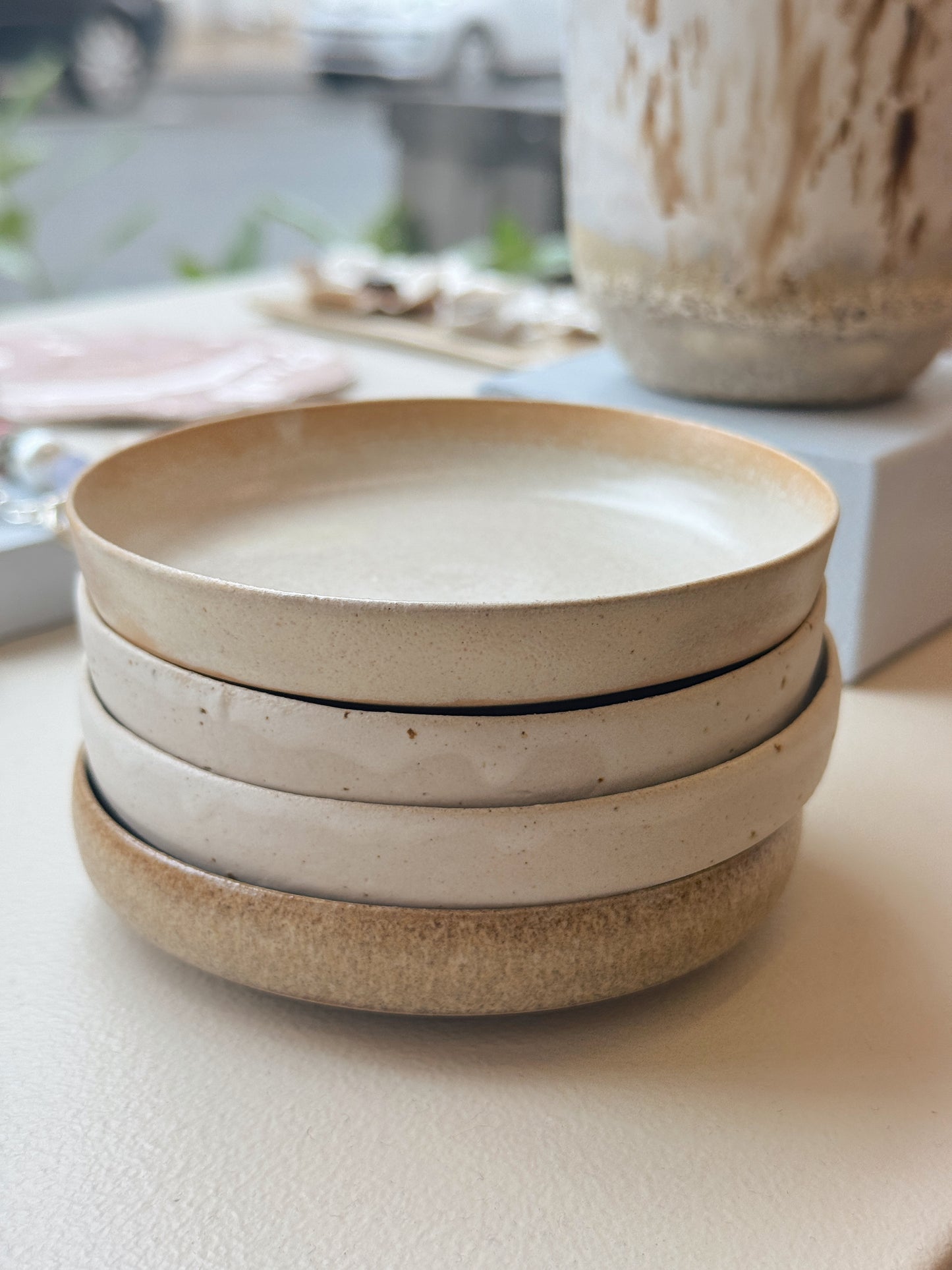 Mini serveringsskål | Beige