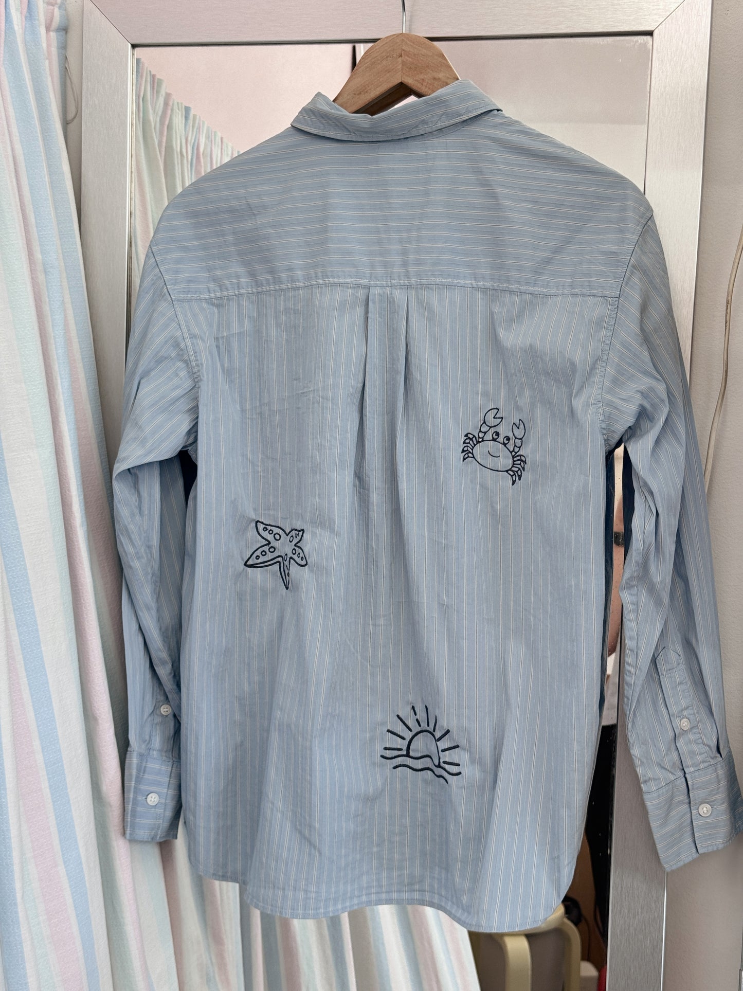 Skjorte m. broderi | Small