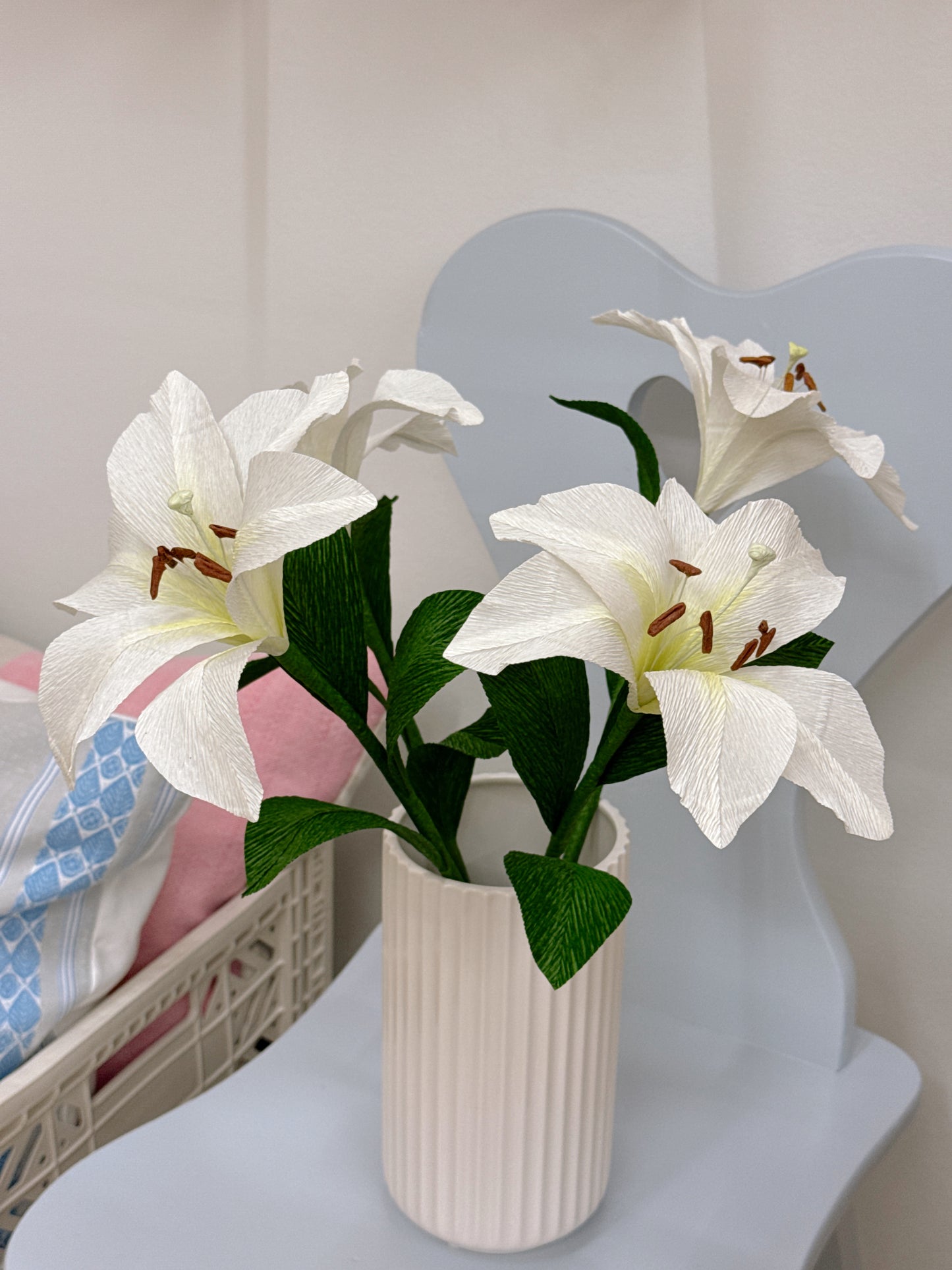 Liljer i crepepapir