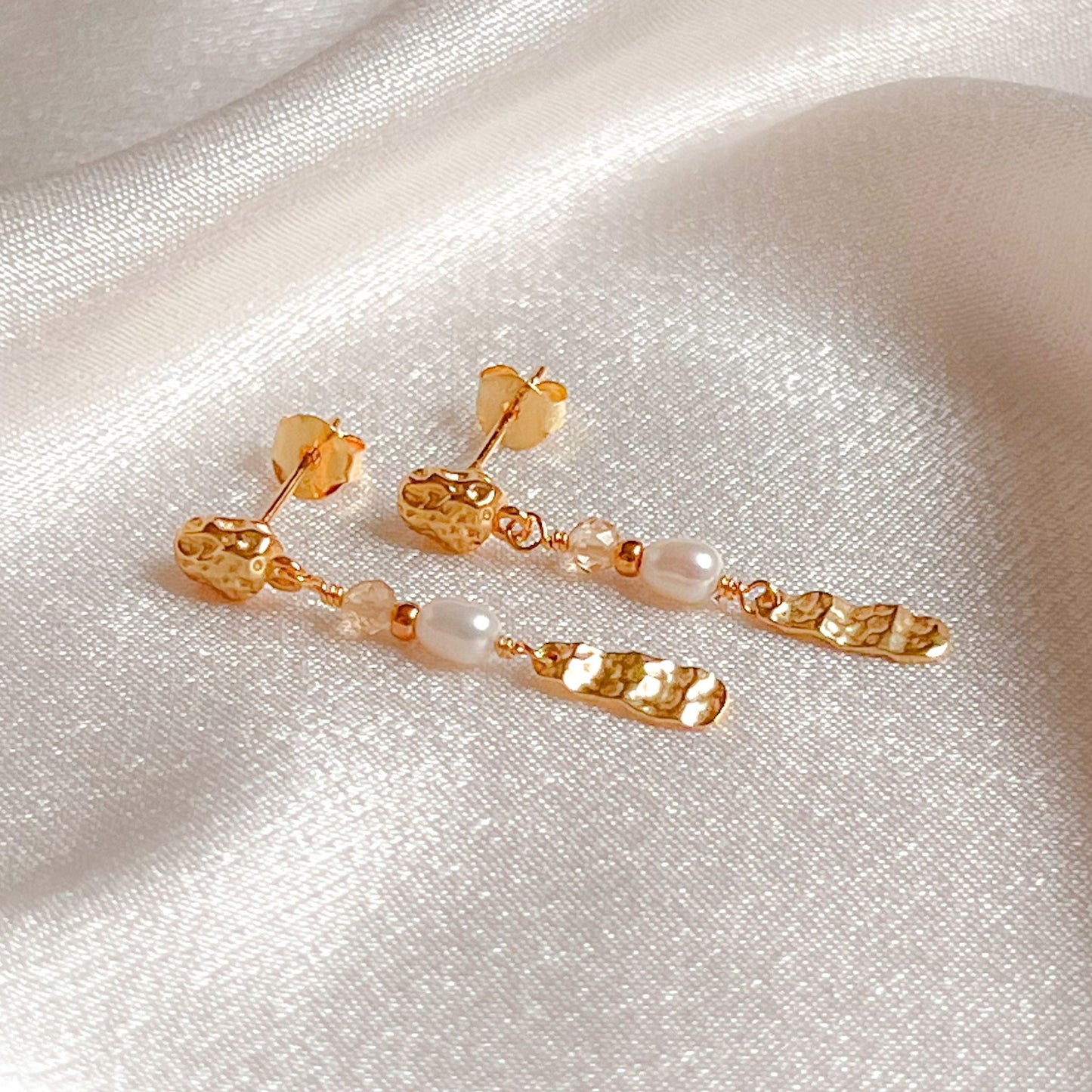 Alma øreringe | Forgyldt