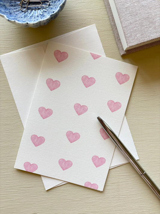 Coeurs Aquarelle | Greeting Card