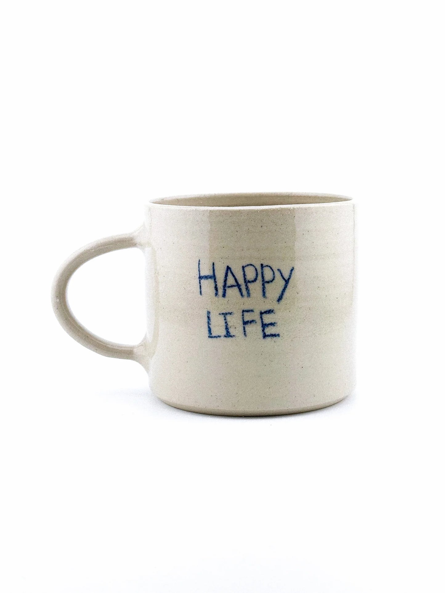 Kop med hank "HAPPY LIFE"