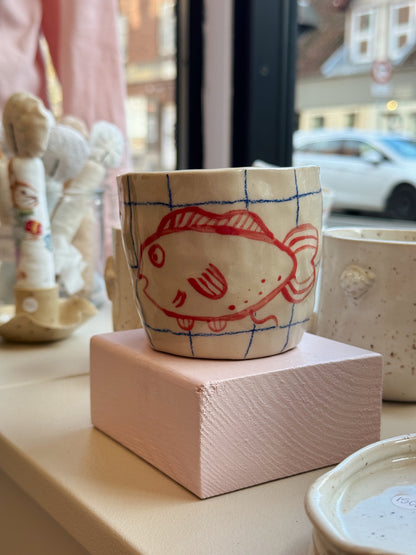 Cup with fish | Without handle