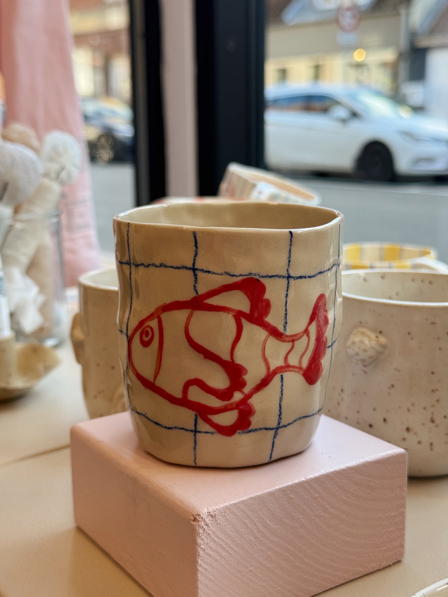 Cup with fish | Without handle