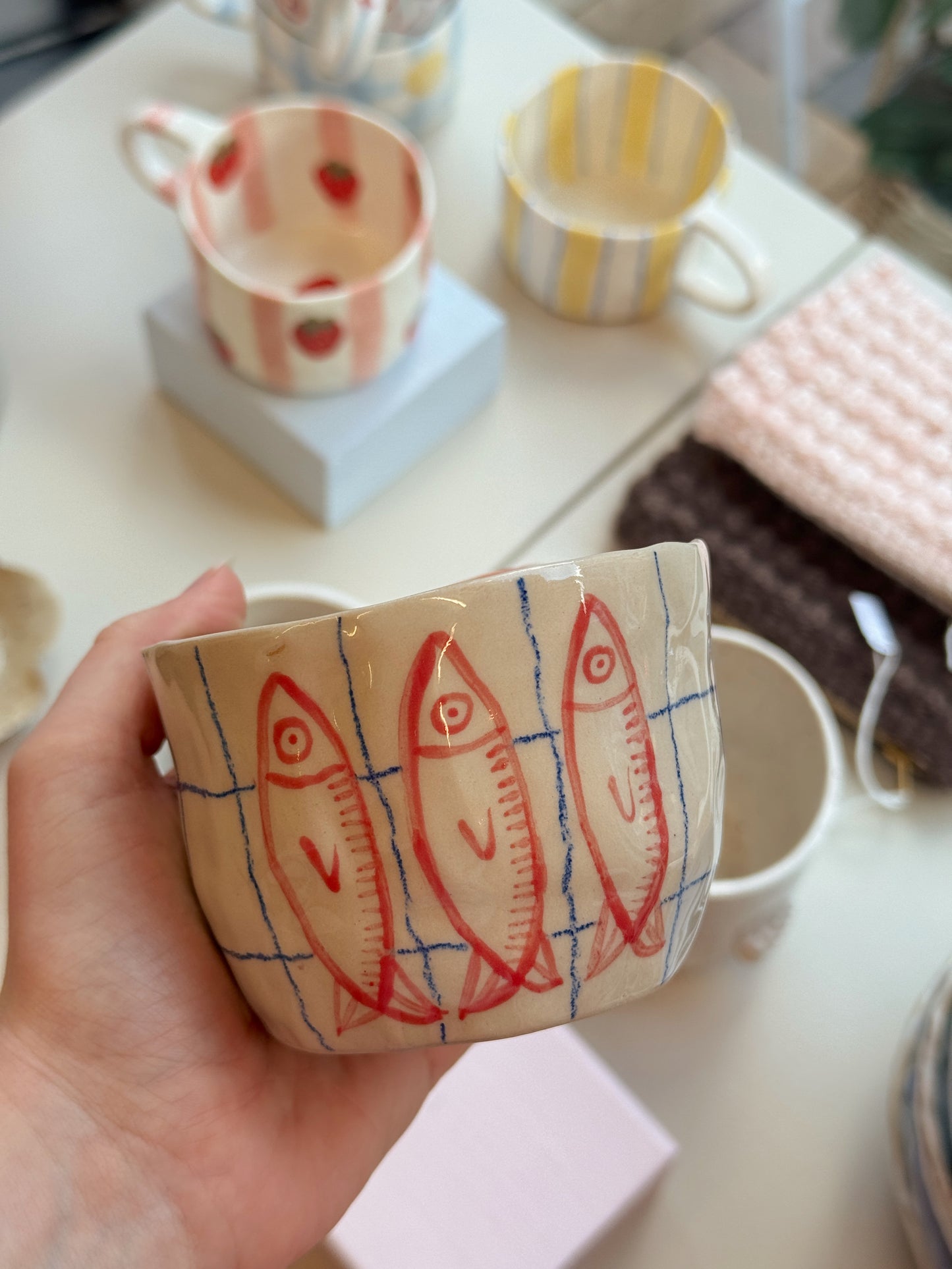 Cup with fish | Without handle