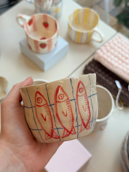 Cup with fish | Without handle