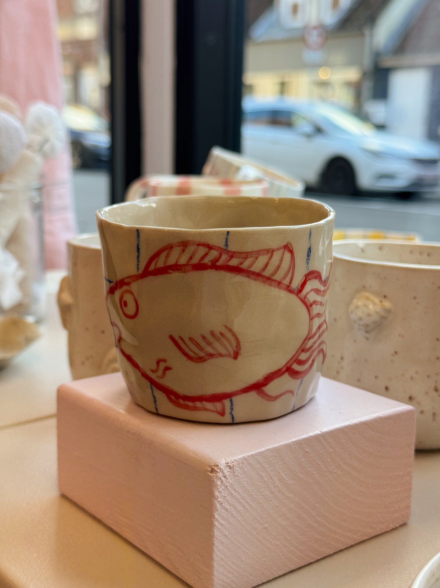 Cup with fish | Without handle