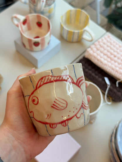 Cup with fish | Without handle