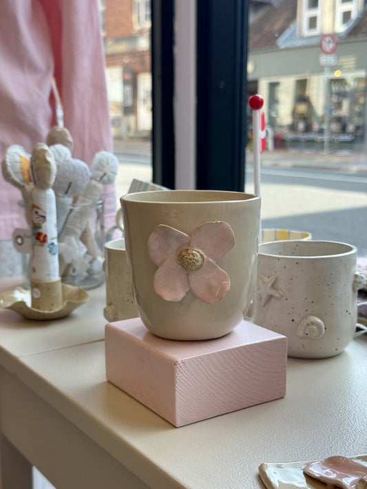 Blomsterkop u. hank | Lyserød no. 2