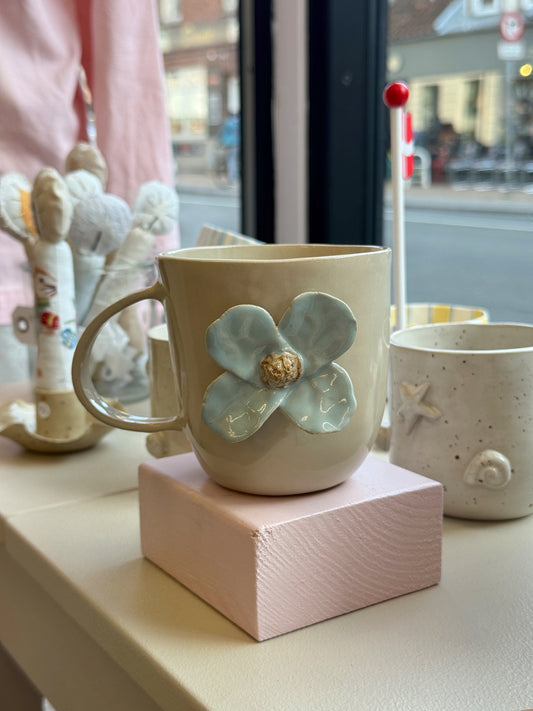 Blomsterkop m. hank | Lyseblå no. 2