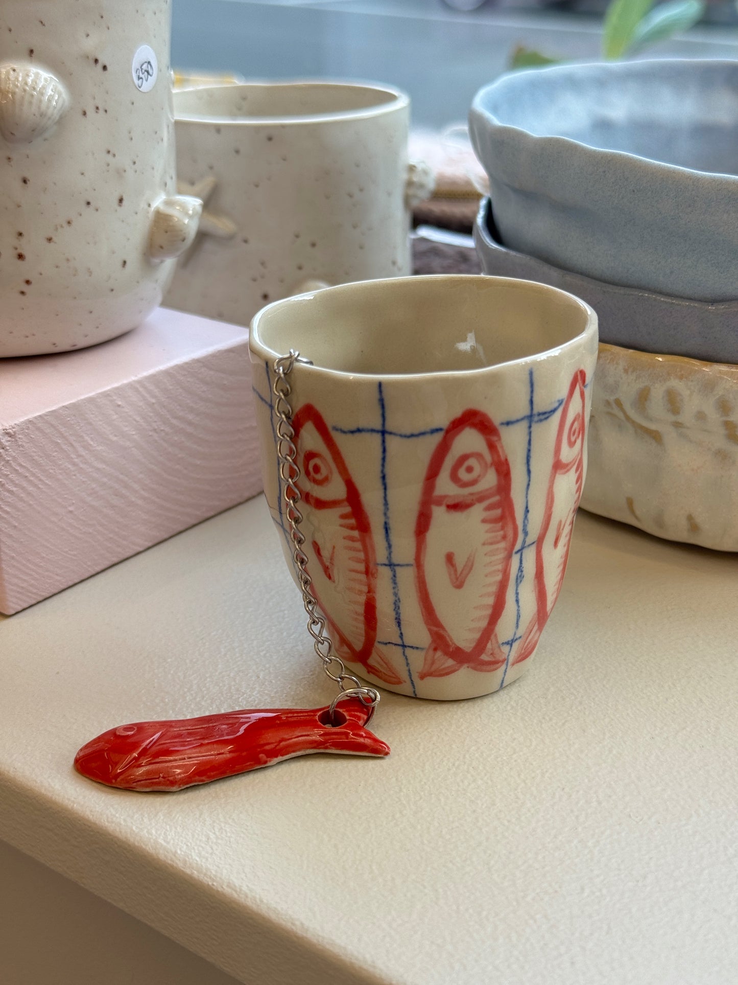 Cup with fish | Without handle