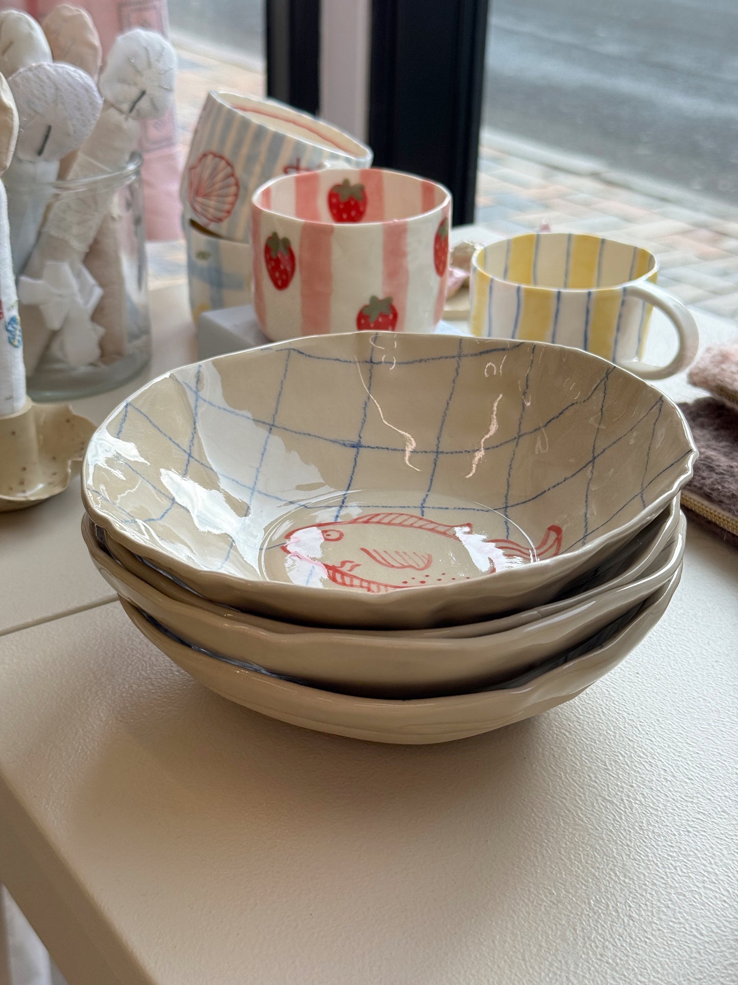 Cup with fish | Without handle