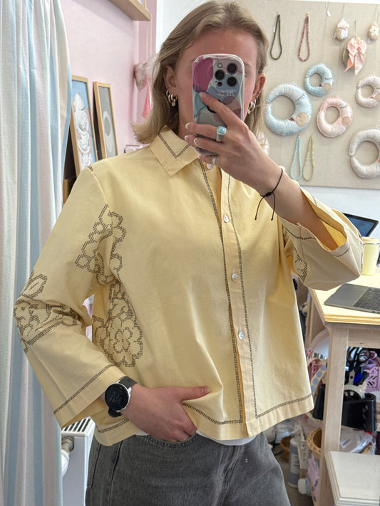 Skjorte | "One of a kind" 3/4 ærmer (Medium)