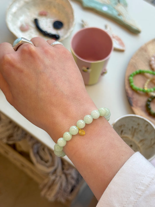 Bracelet with natural stones | Purple