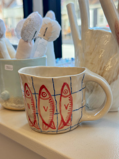 Kop med fisk | Med hank