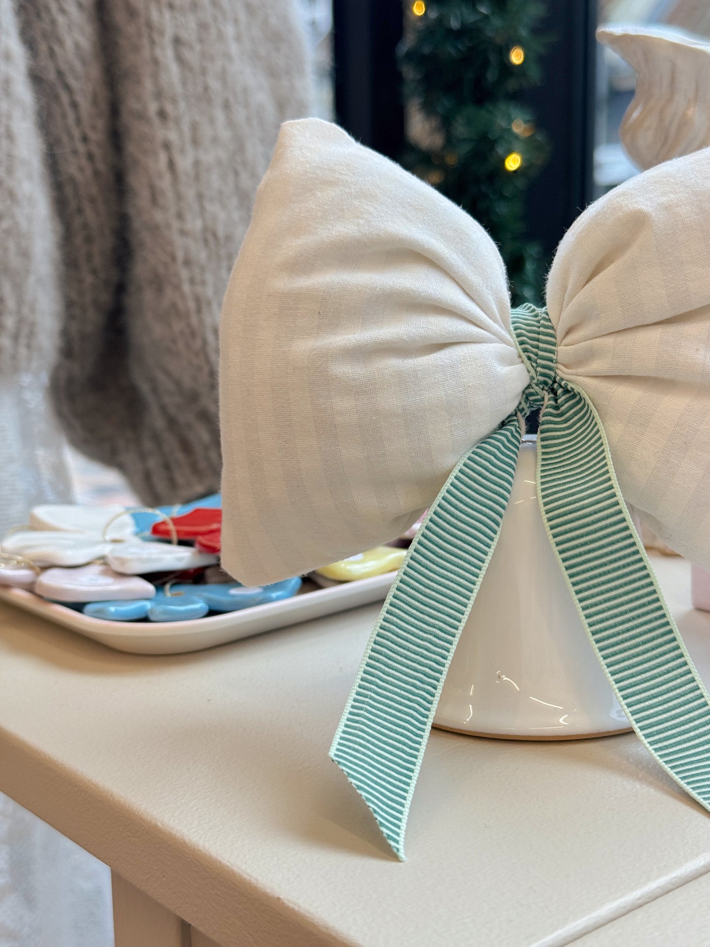 Vintage klokke med sløjfe