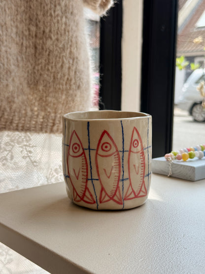 Cup with fish | Without handle
