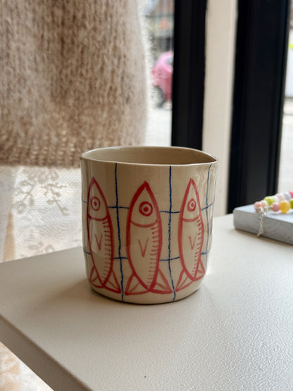 Cup with fish | Without handle