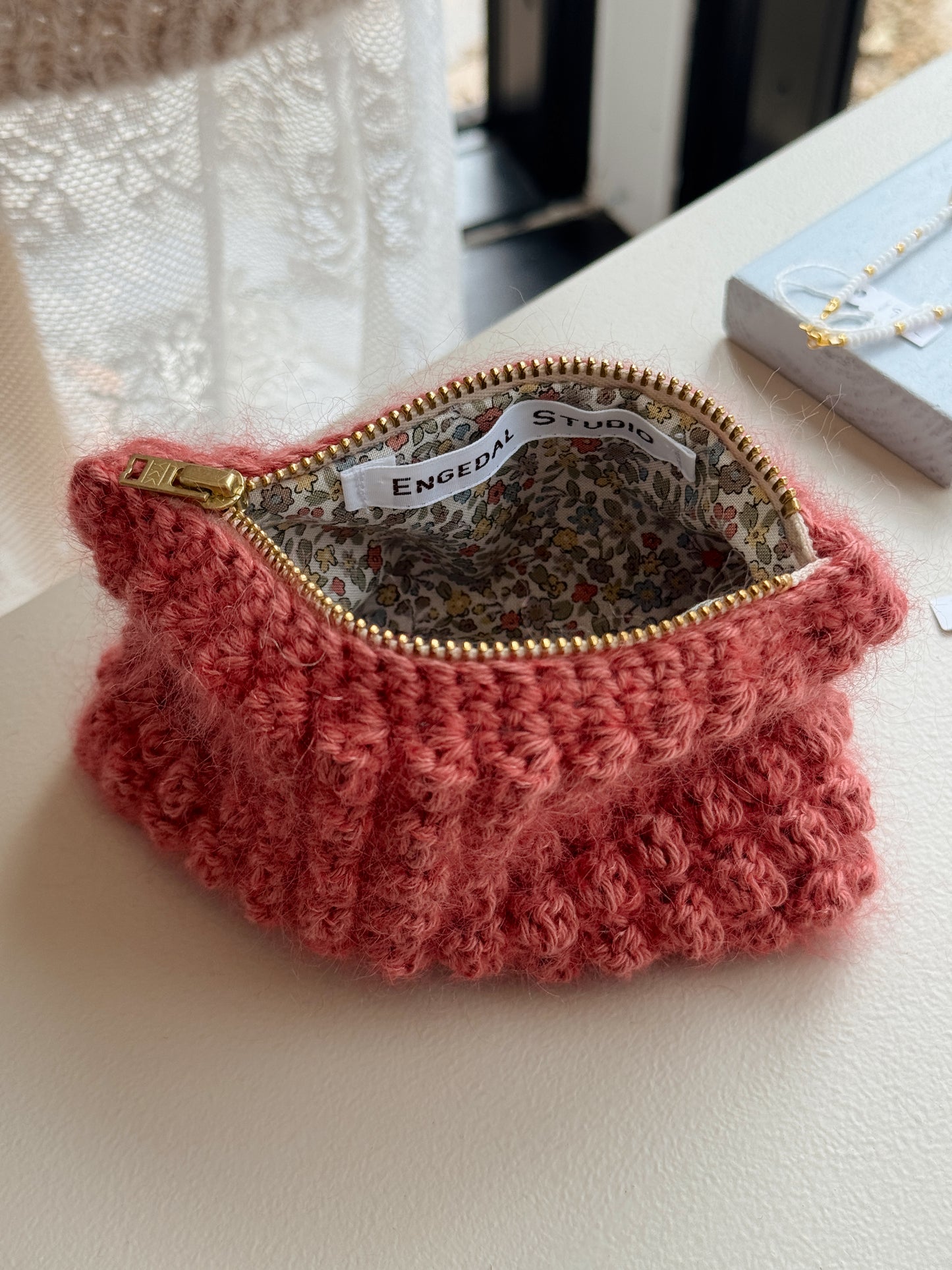 Bubble Clutch, lille | Pink