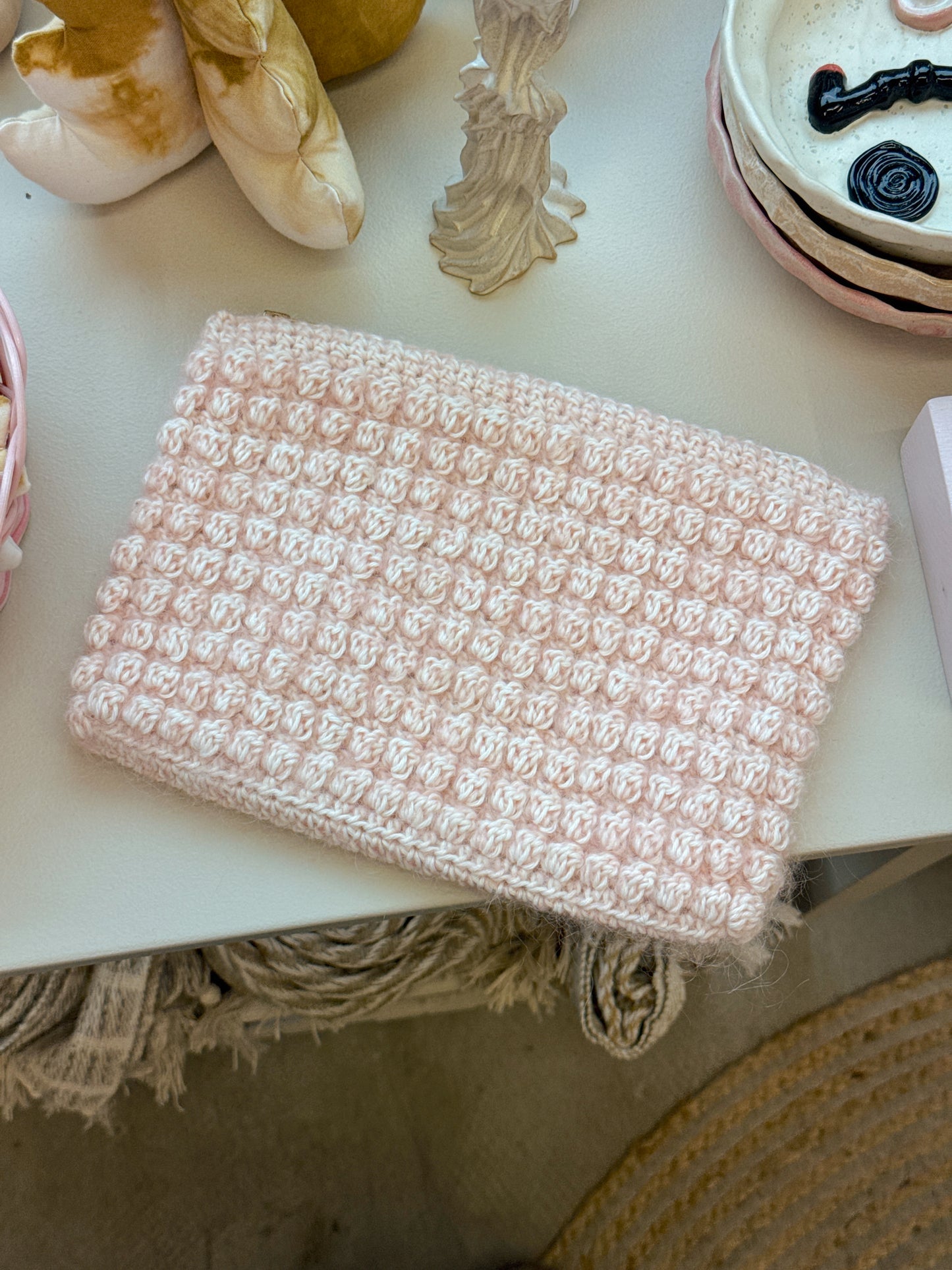 Bubble Clutch, standard | Lyserød