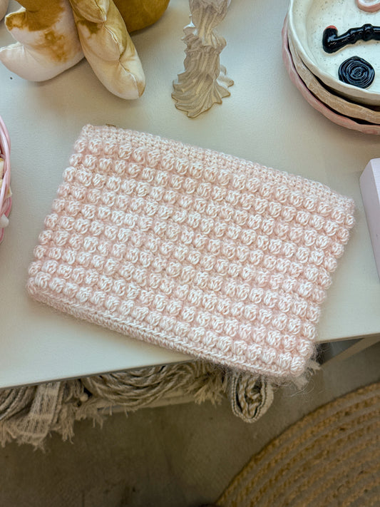 Bubble Clutch, standard | Lyserød