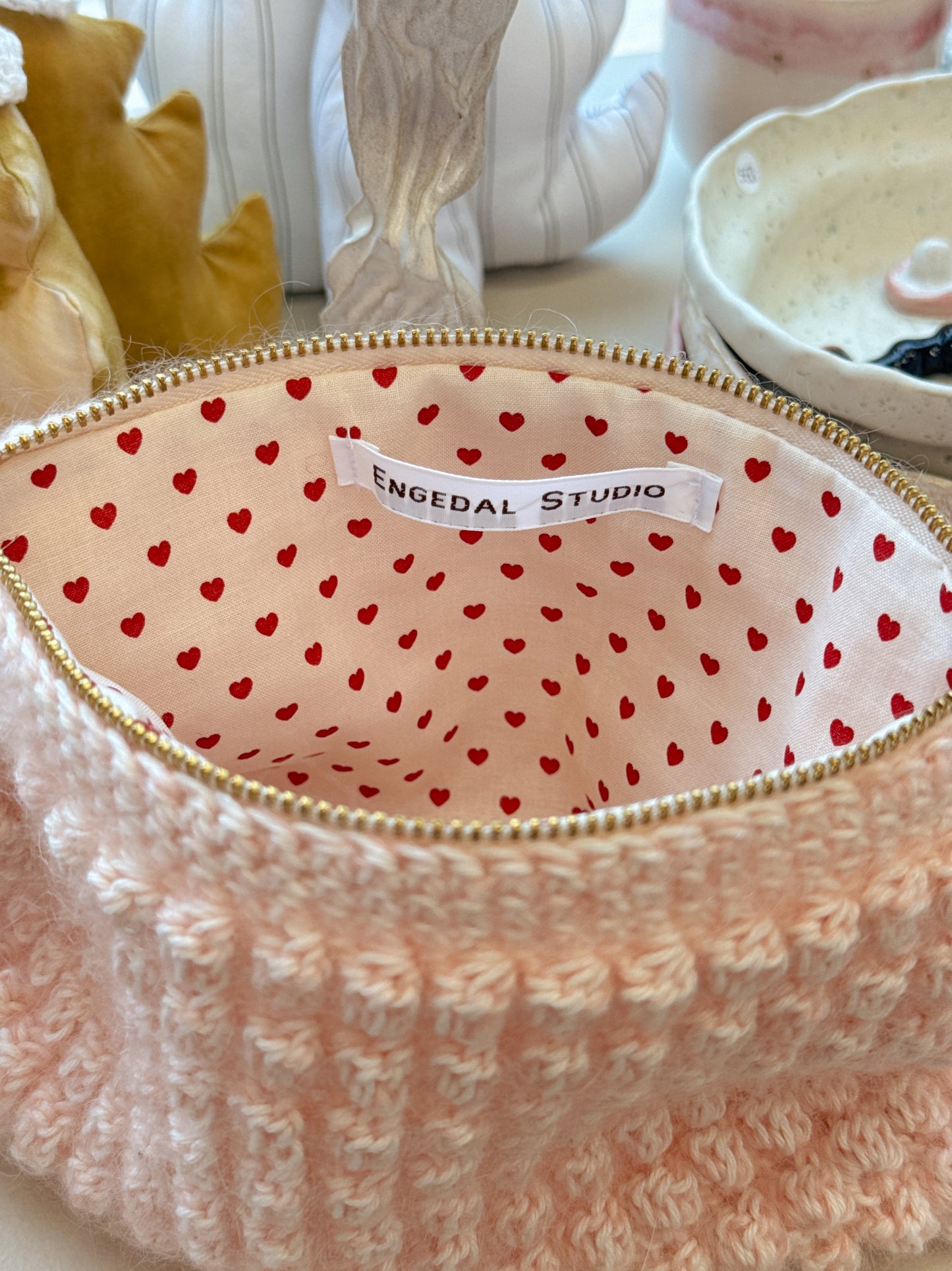 Bubble Clutch, standard | Lyserød