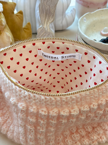 Bubble Clutch, standard | Lyserød