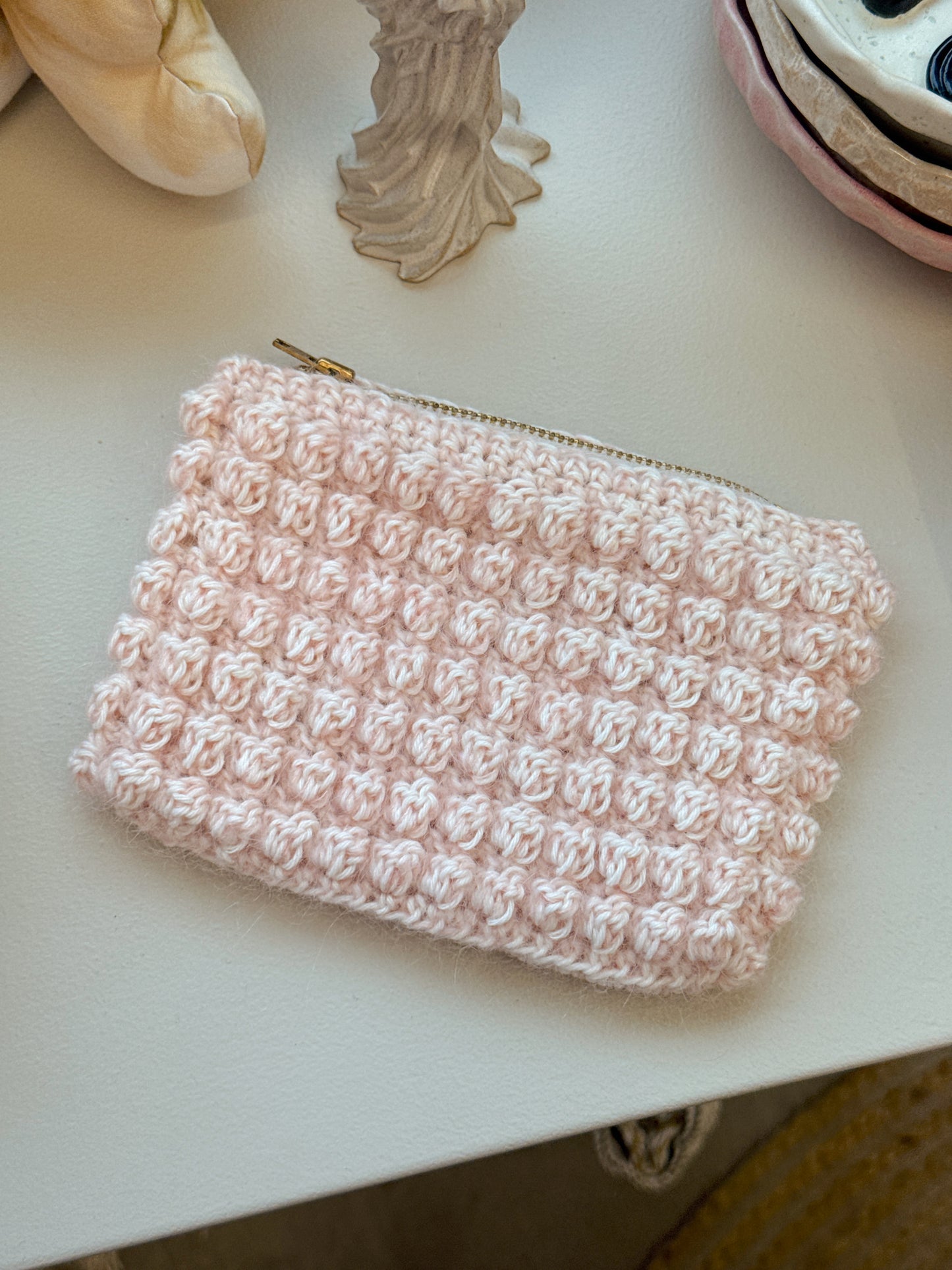 Bubble Clutch, lille | Lyserød