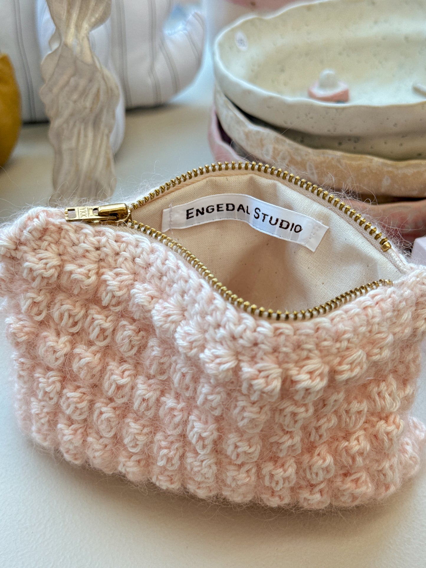 Bubble Clutch, lille | Lyserød