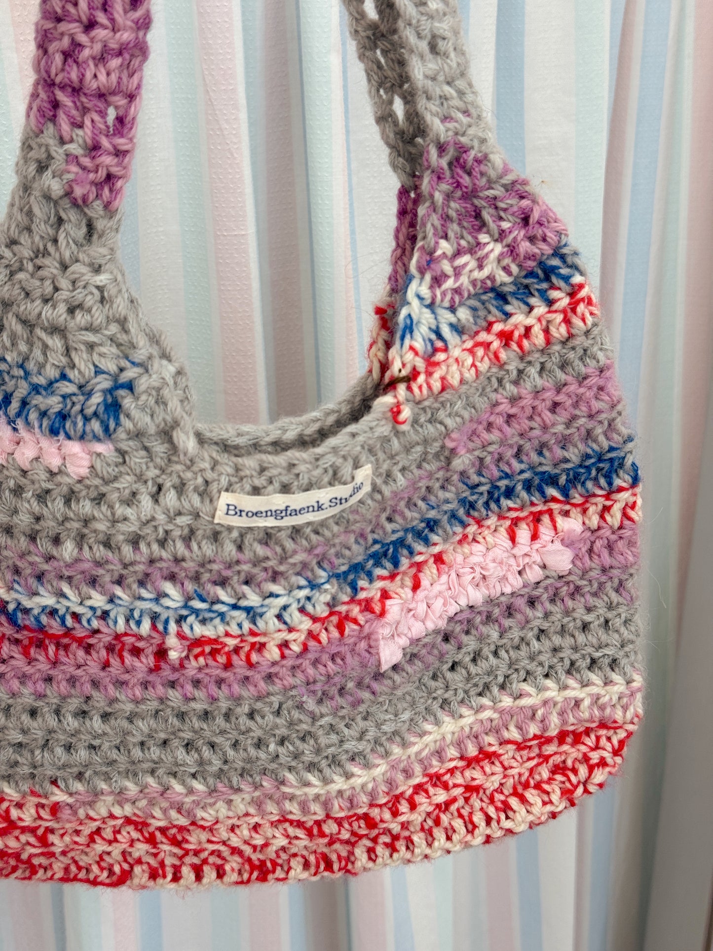 Hæklet skuldertaske | No. 8