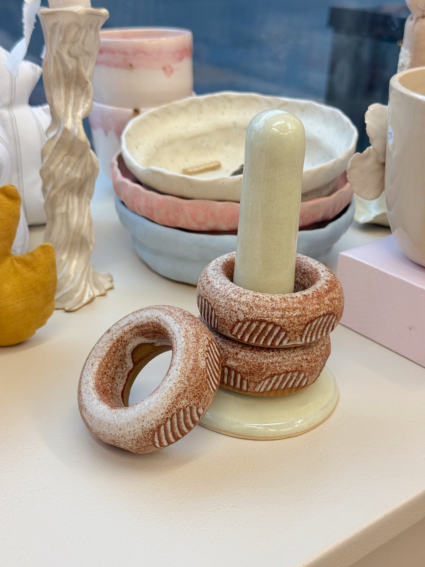 Æggedonuts | Hvid/Brun