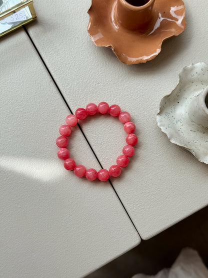 Armbånd m. natursten | Koral