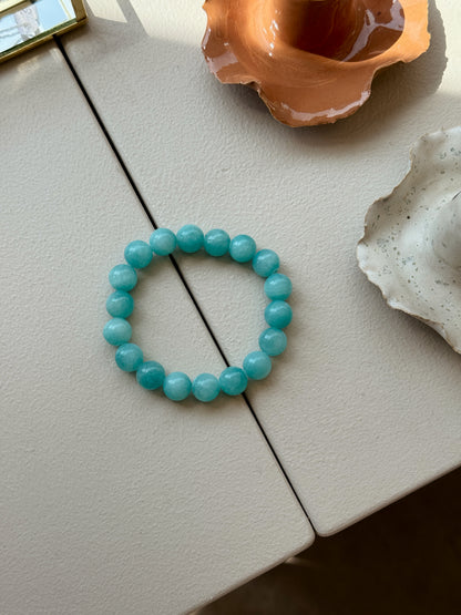 Armbånd m. natursten | Turkis