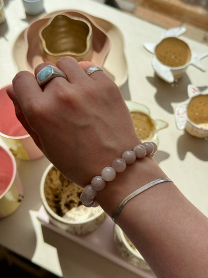 Bracelet with natural stones | Purple