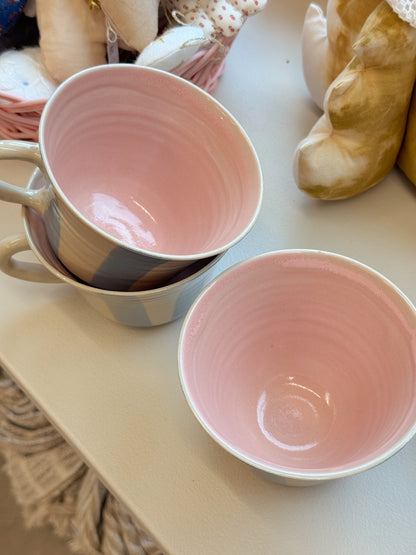 Kop m. hank | Blå striber