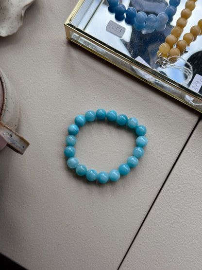 Bracelet with natural stones | Purple