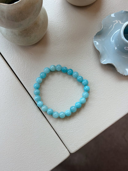 Armbånd m. natursten | Turkis