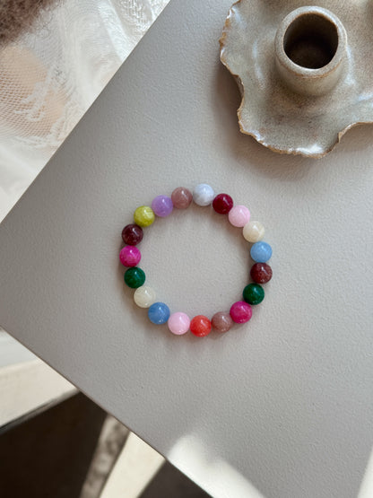 Armbånd m. natursten | Multi