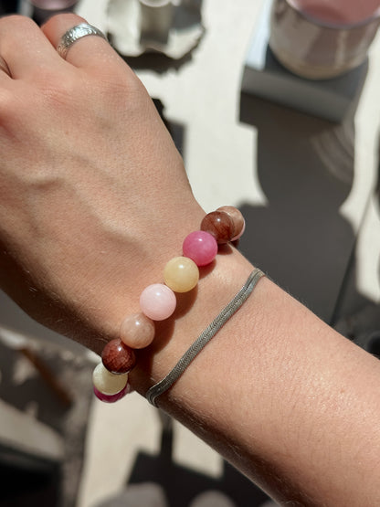 Armbånd m. natursten | Multi